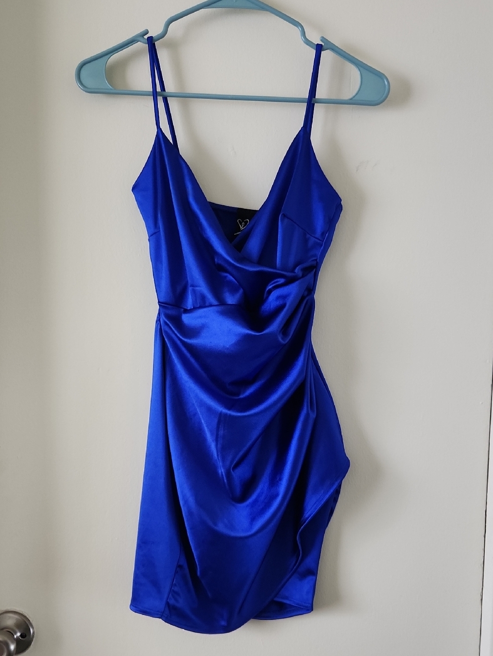 Windsor Royal Blue Satin Slip Dress